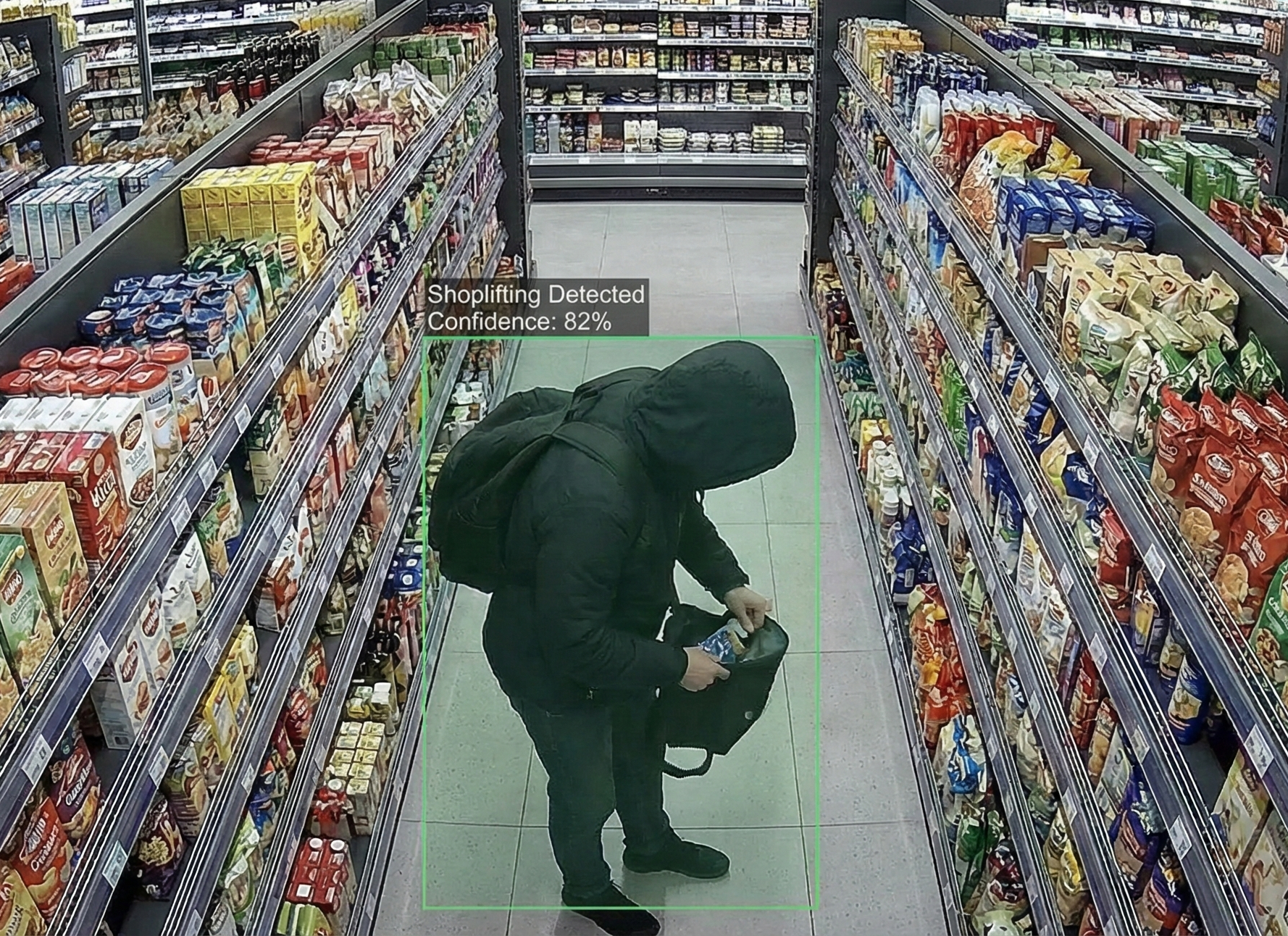 AI Shoplifting Detection Interface
